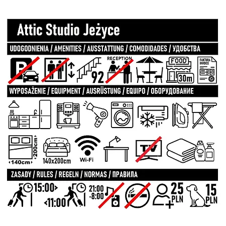 Attic Jezyce アパート